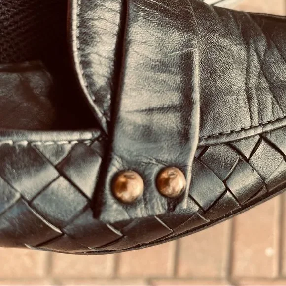 Sesto Meucci Italian loafers basket weave sz 5 - Picture 4 of 9